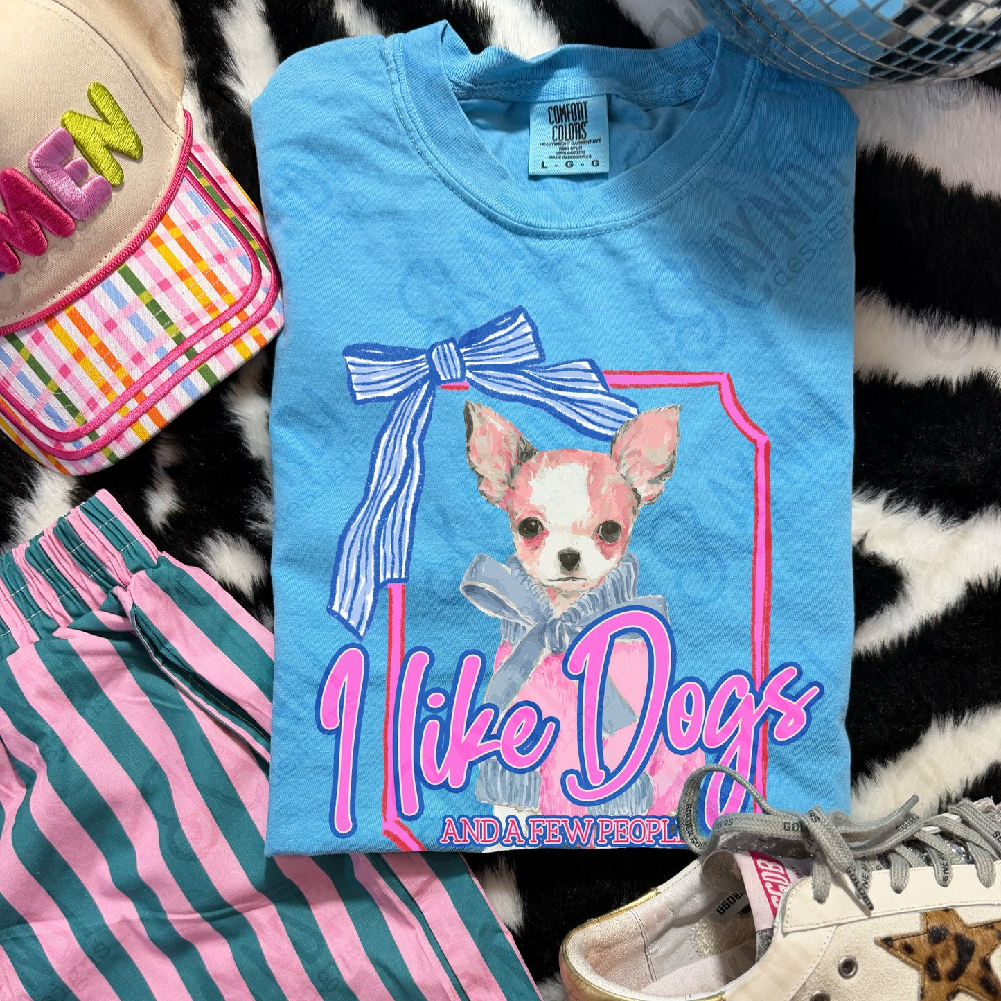 I Like Dogs and a Few People Chihuahua PNG Digiral Download Sublimation DTF Print