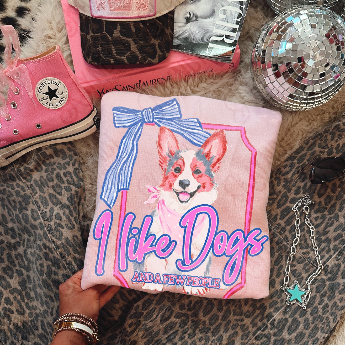 I Like Dogs and a Few People Corgi PNG Digiral Download Sublimation DTF Print