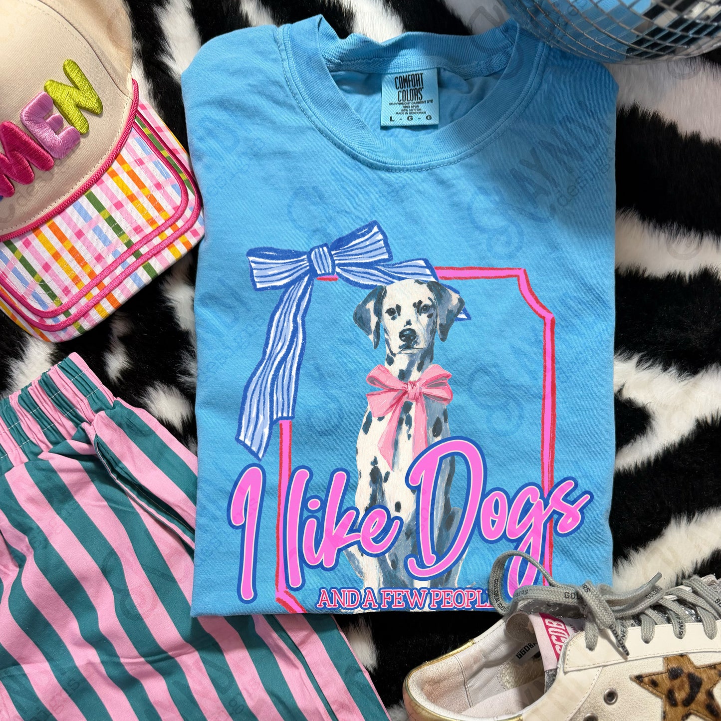 I Like Dogs and a Few People Dalmatian PNG Digiral Download Sublimation DTF Print