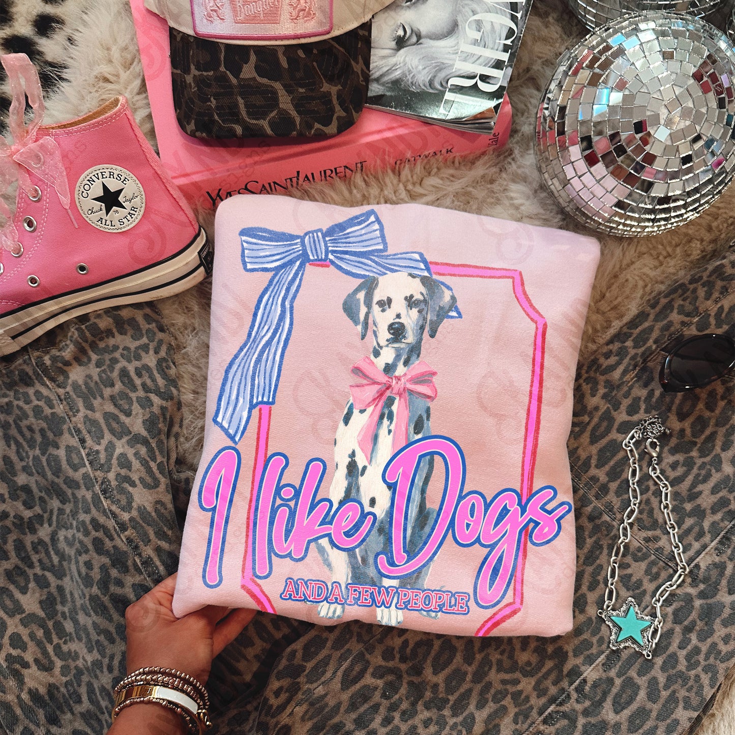 I Like Dogs and a Few People Dalmatian PNG Digiral Download Sublimation DTF Print