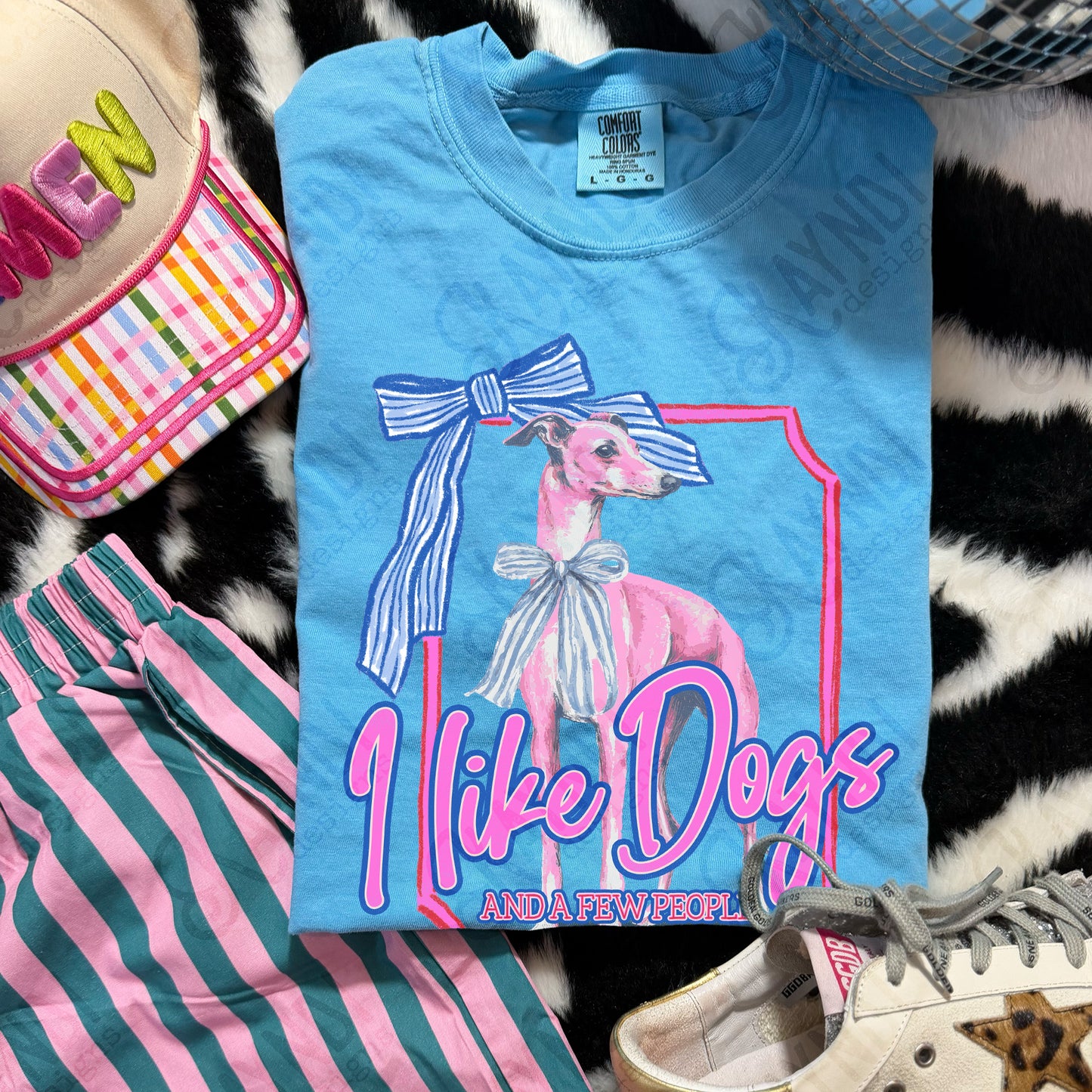 I Like Dogs and a Few People Greyhound PNG Digiral Download Sublimation DTF Print