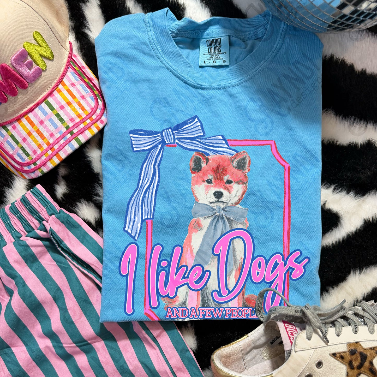 I Like Dogs and a Few People Shiba Inu PNG Digiral Download Sublimation DTF Print