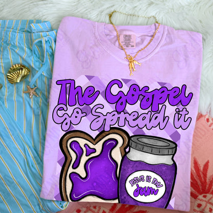 Jesus is my Jam Grape PNG Digital Download Sublimation DTF Print Faith Purple Spread Gospel