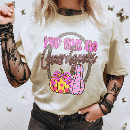 Kind Girls are Gourdgeous PNG Digiral Download Sublimation DTF Print