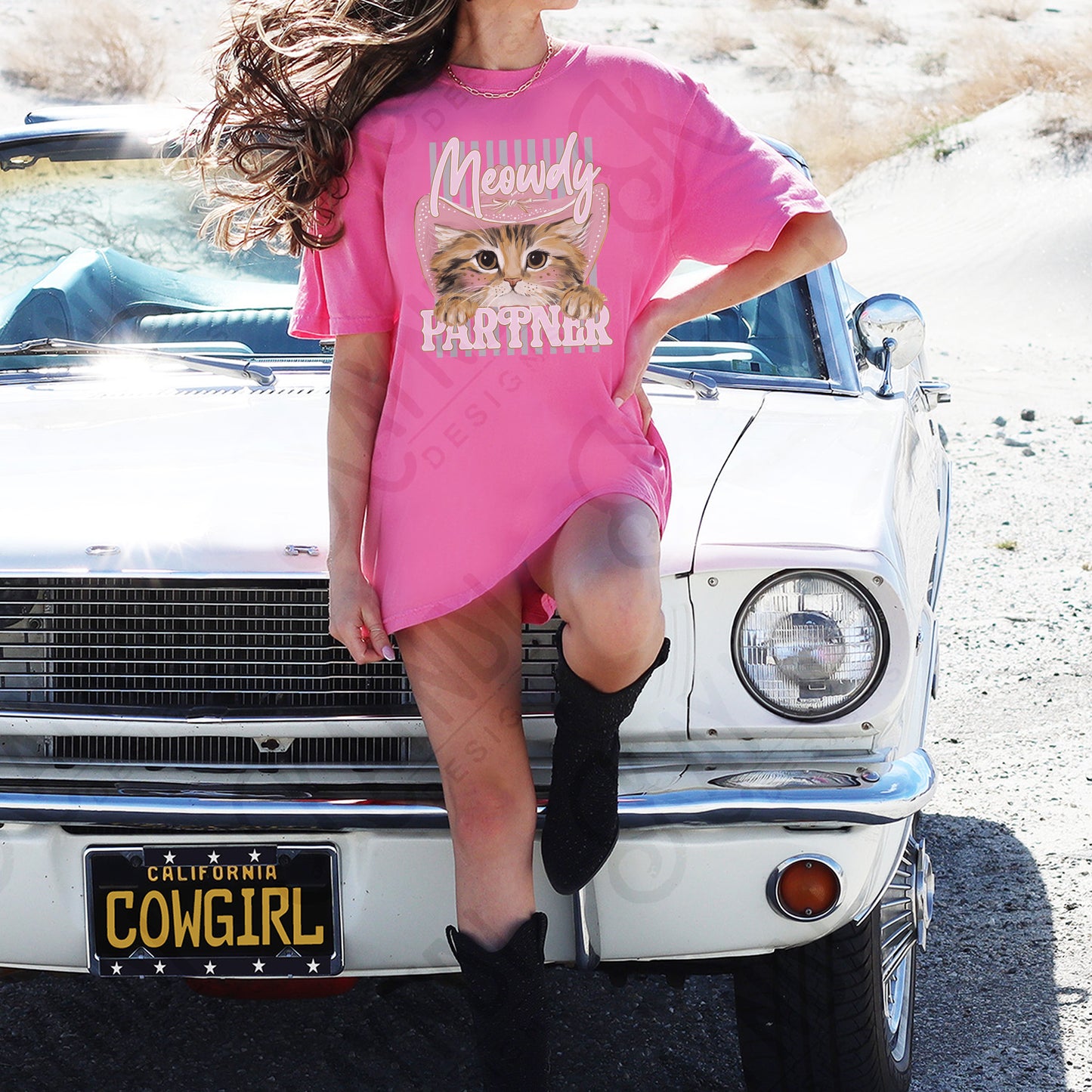 Meowdy Partner PNG Digiral Download Sublimation DTF Print