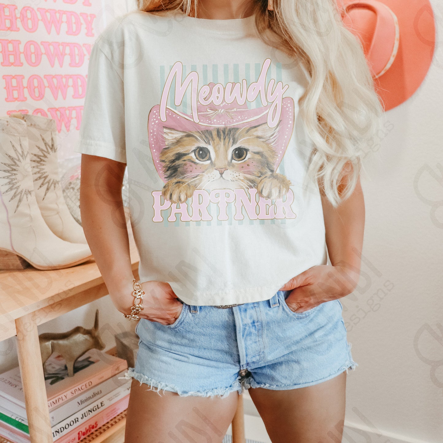 Meowdy Partner PNG Digiral Download Sublimation DTF Print