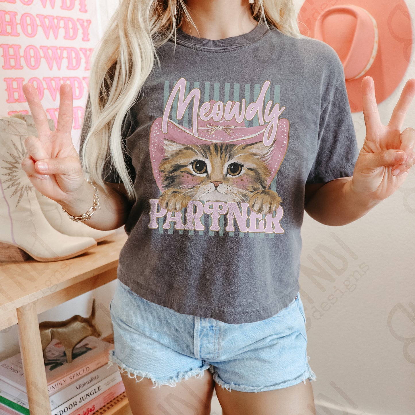 Meowdy Partner PNG Digiral Download Sublimation DTF Print