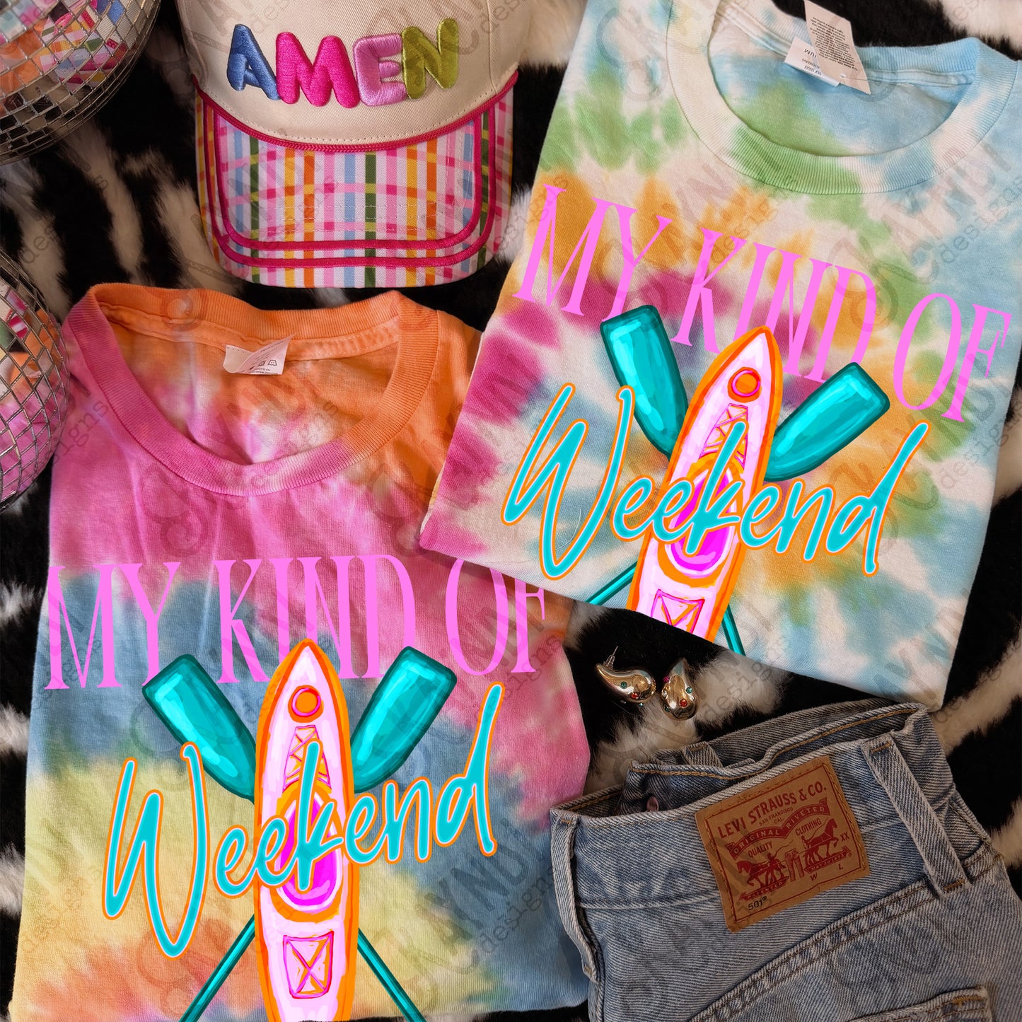 My Kind of Weekend Kayak PNG Digital Download Sublimation DTF Print Summer Vibes Relax River