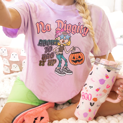 No Diggity About to Bag it Up PNG Digiral Download Sublimation DTF Print