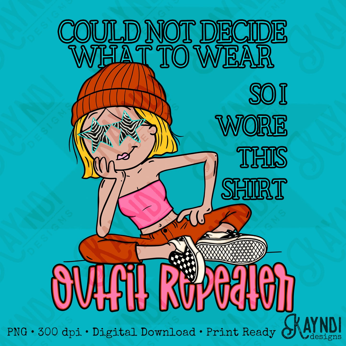 Outfit Repeater PNG Digiral Download Sublimation DTF Print