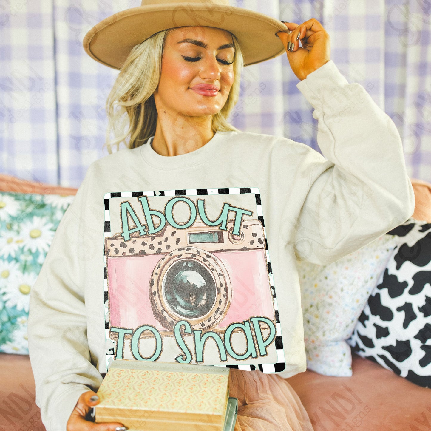 About to Snap Sublimation Design PNG Digital Download Printable Camera Cheetah photography