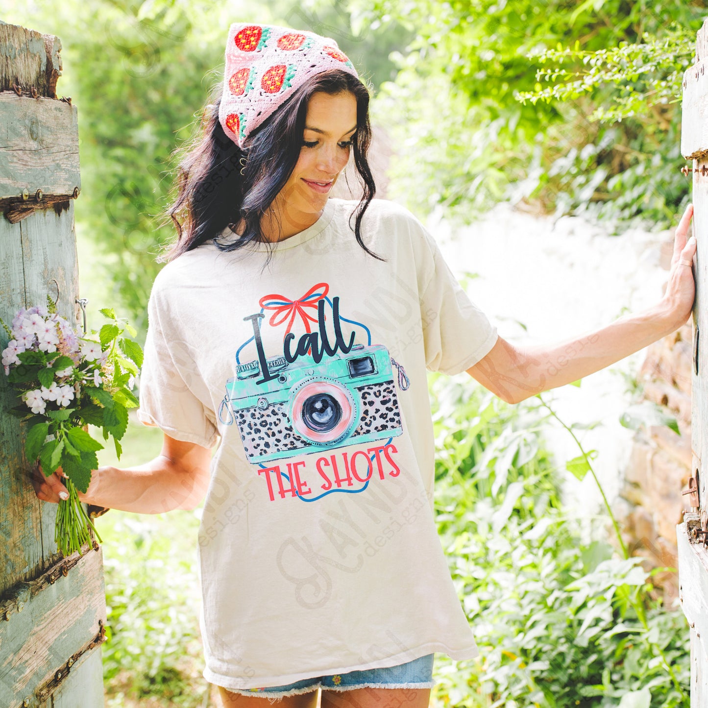 I Call the Shots Sublimation Design PNG Digital Download Printable Camera Photography Cheetah