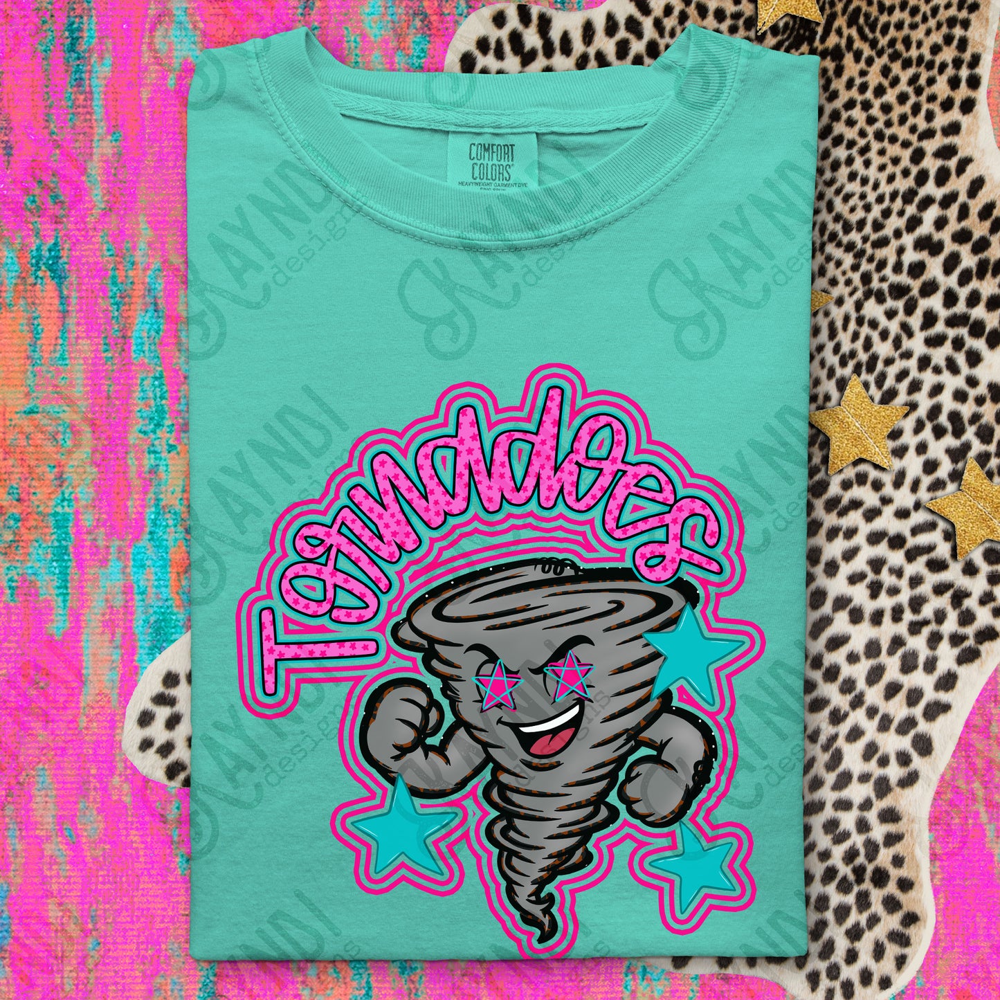 Friendly Mascot Tornado Pink Colorful PNG Digital Download Sublimation DTF Print Preppy Colorful Mascot Spirit