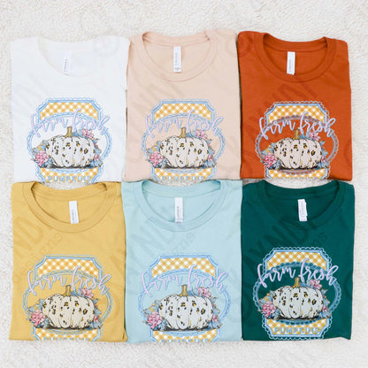 Farm Fresh Pumpkins Sublimation Design PNG Digital Download Cheetah Pumpkins Fall