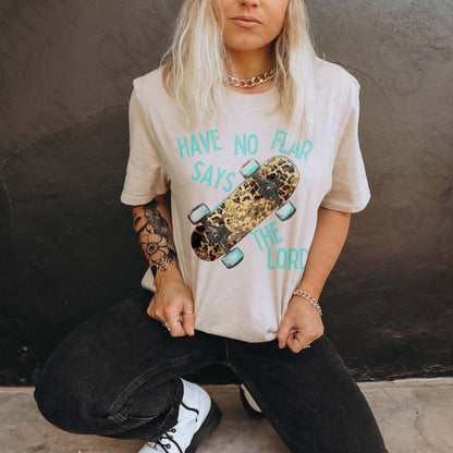 Have No Fear Says th Lord 5 Sublimation Design PNG Digital Download Printable Retro Vintage Skateboard Cheetah