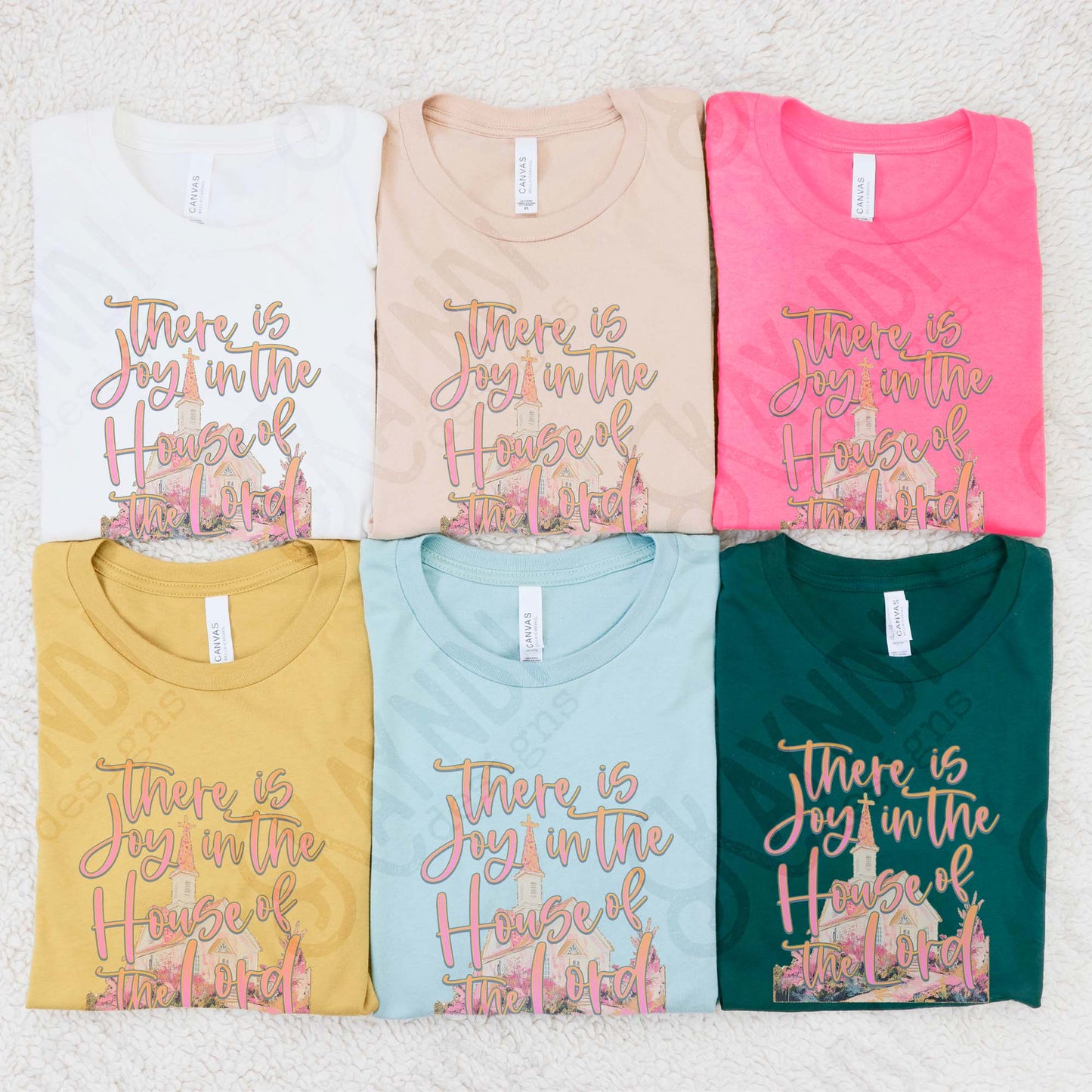 Joy in the House of the Lord Sublimation Design PNG Digital Download Church Faith Christian