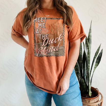 Meet Me at the Duck Blind 2 Sublimation Design PNG Digital Download Country Hunting Duck
