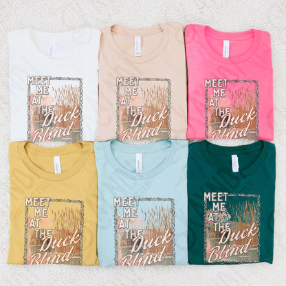Meet Me at the Duck Blind 2 Sublimation Design PNG Digital Download Country Hunting Duck