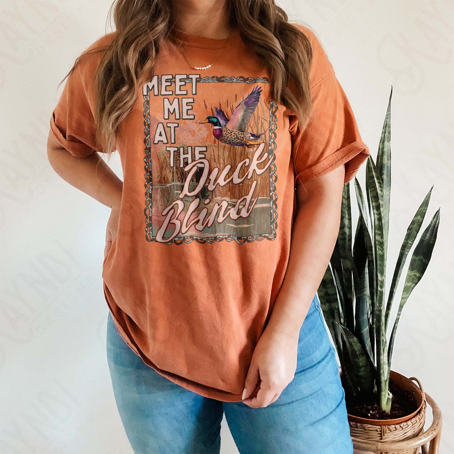 Meet Me at the Duck Blind Sublimation Design PNG Digital Download Country Hunting Duck