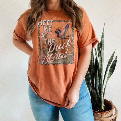 Meet Me at the Duck Blind Sublimation Design PNG Digital Download Country Hunting Duck