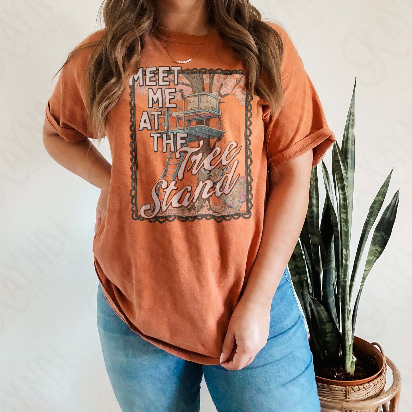 Meet Me at the Tree Stand Sublimation Design PNG Digital Download Country Hunting Camo
