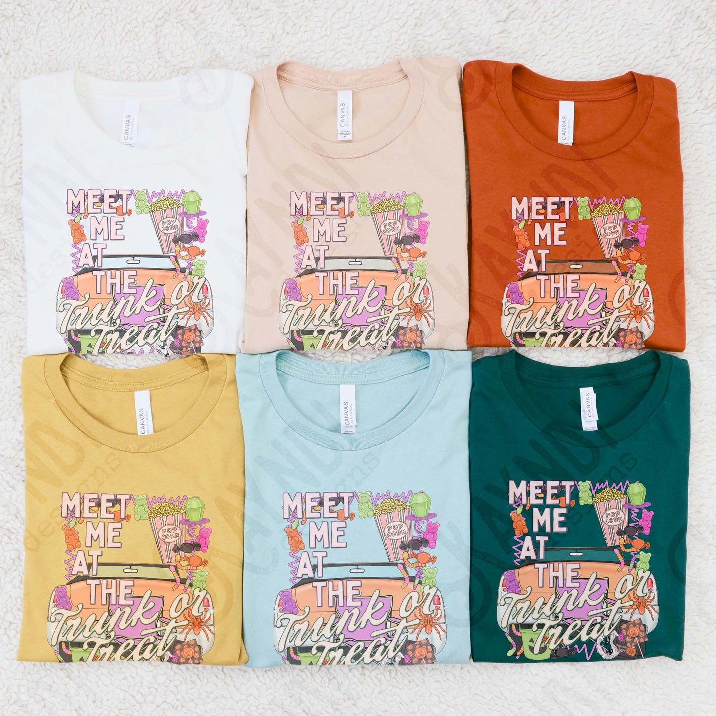 Meet Me at the Trunk or Treat Sublimation Design PNG Digital Download Halloween Treats Candy