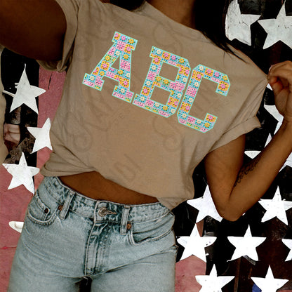 Varsity Alpha Varsity Patchwork 2 Set Sublimation Design PNG Digital Download Printable Patchwork