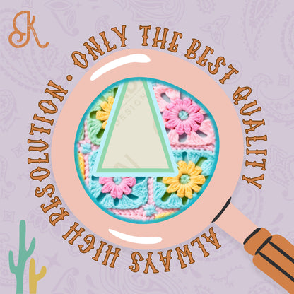 Petal Mosaic Alpha Set Sublimation Design PNG Digital Download Printable Patchwork