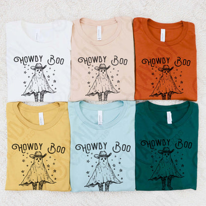 Howdy Boo Sublimation Design PNG Digital Download Cowboy Ghost Western