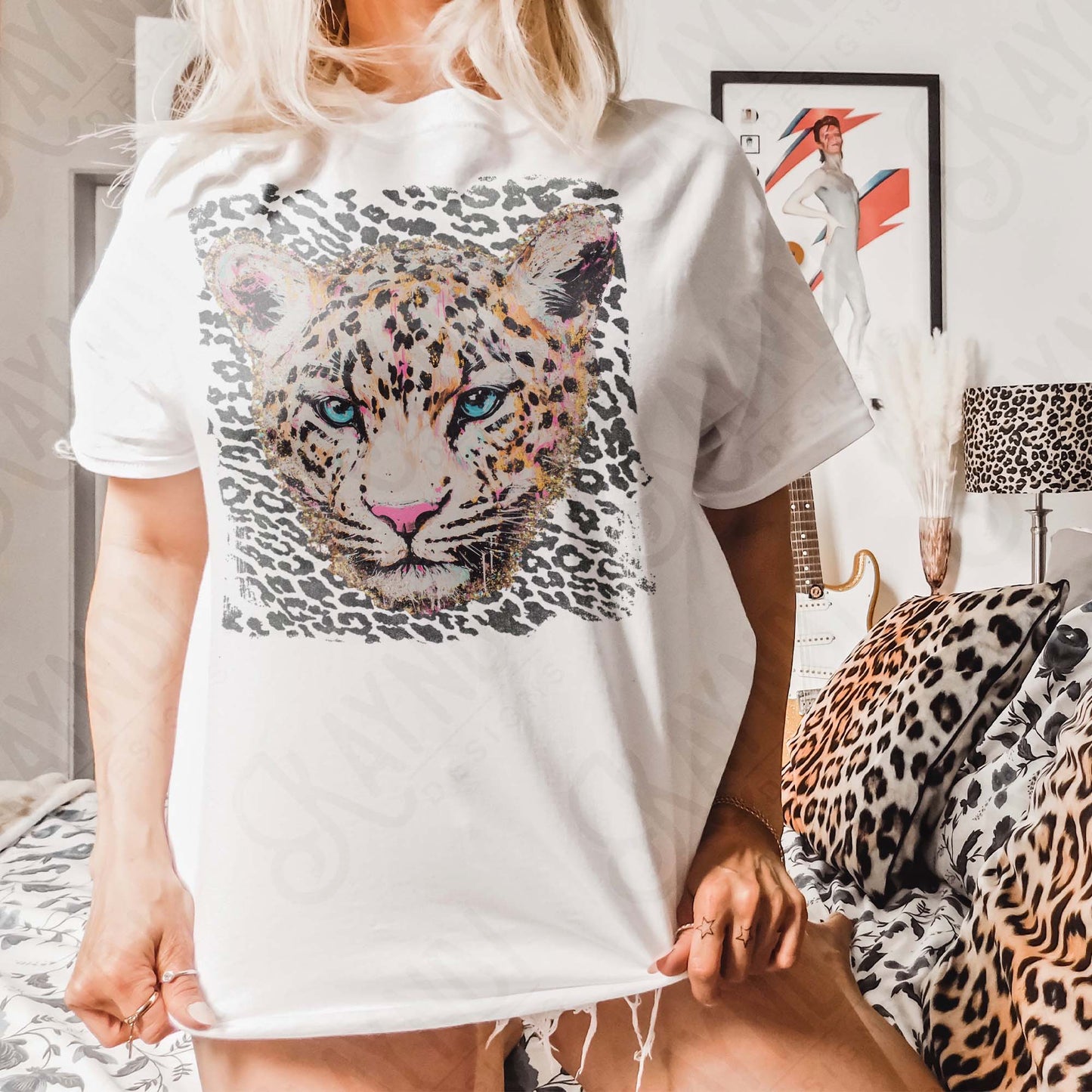 Leopard Face Sublimation Design PNG Digital Download Leopard Wild Animal Print