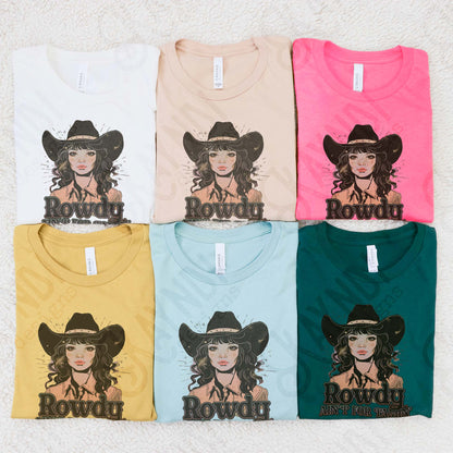 Rowdy Aint for Tamin Sublimation Design PNG Digital Download Cowgirl Western