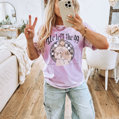 He Left the 99 Sublimation Design PNG Digital Download Printable Matthew Christian