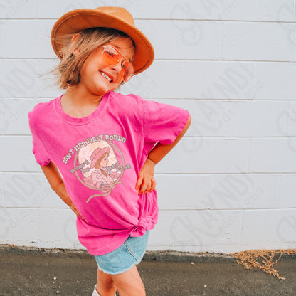 Isn't Her First Rodeo Sublimation Design PNG Digital Download Printable Western Rodeo Cowgirl