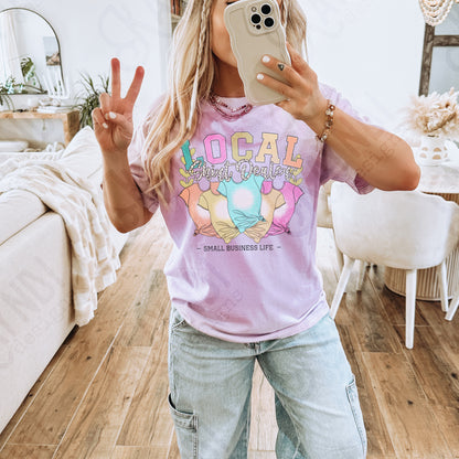 Local Shirt Dealer Bleached Sublimation Design PNG Digital Download Printable Small Business Life