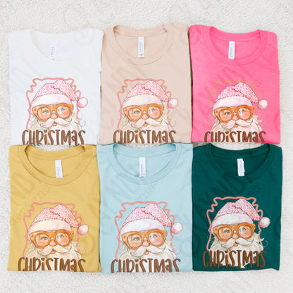 Most Magical Time of th Year Sublimation Design PNG Digital Download Printable Christmas Santa Pink