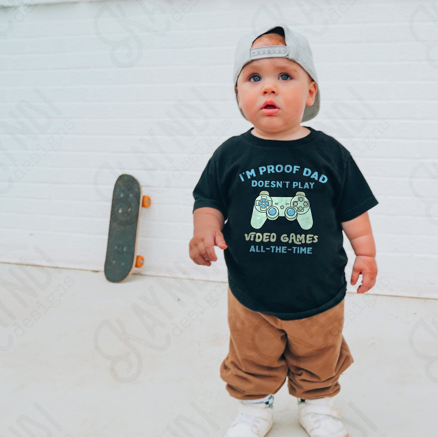 I'm Proof Dad Doesnt Play Sublimation Design PNG Digital Download Video games Controller