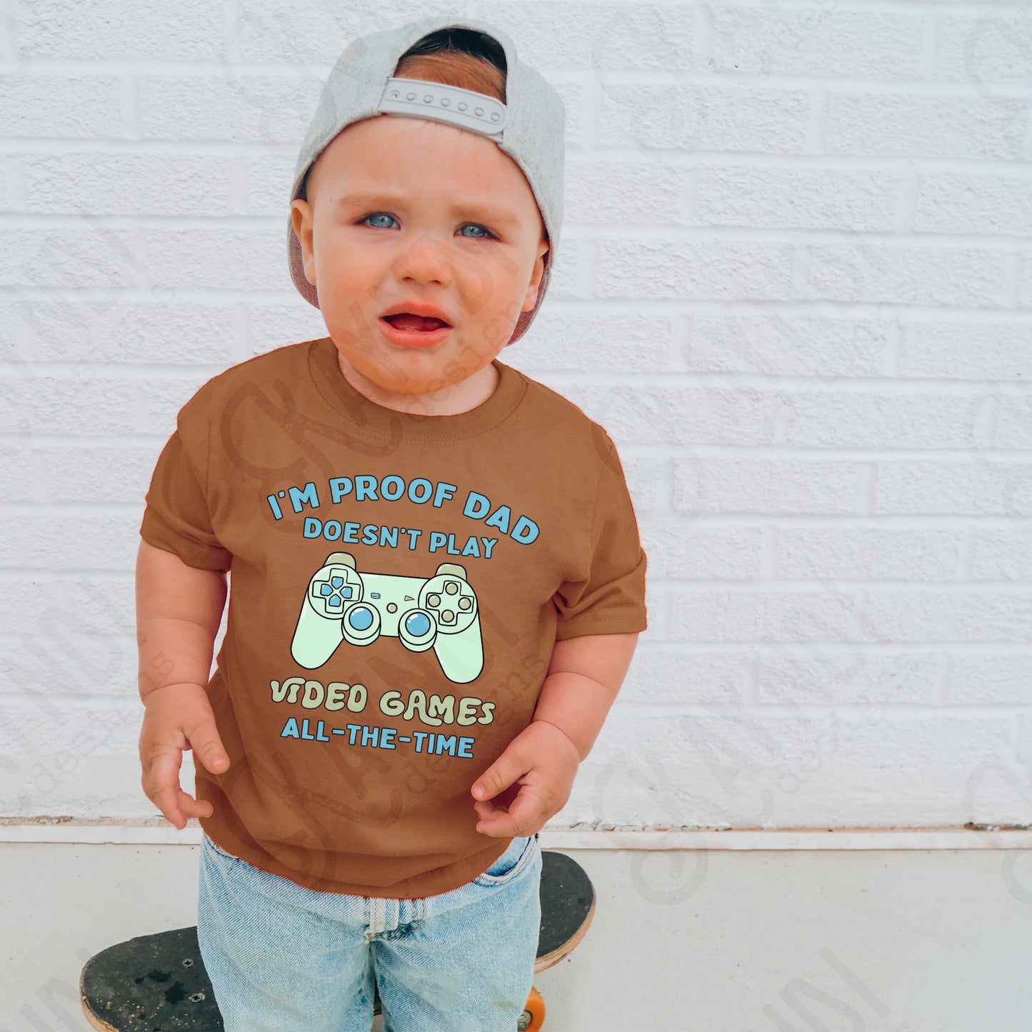 I'm Proof Dad Doesnt Play Sublimation Design PNG Digital Download Video games Controller