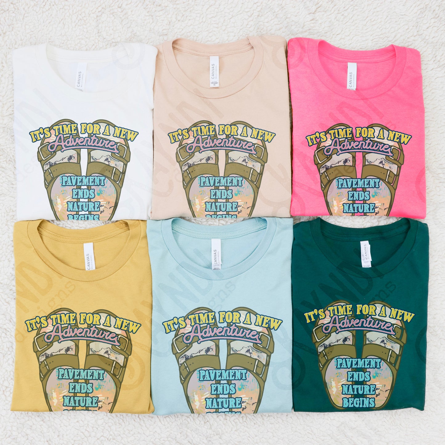 It's Time for a New Adventure Sublimation Design PNG Digital Download Travel Wilderness