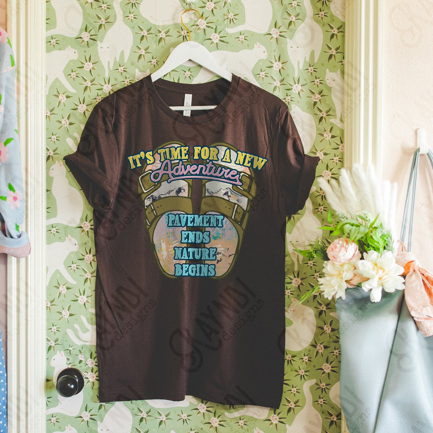 It's Time for a New Adventure Sublimation Design PNG Digital Download Travel Wilderness