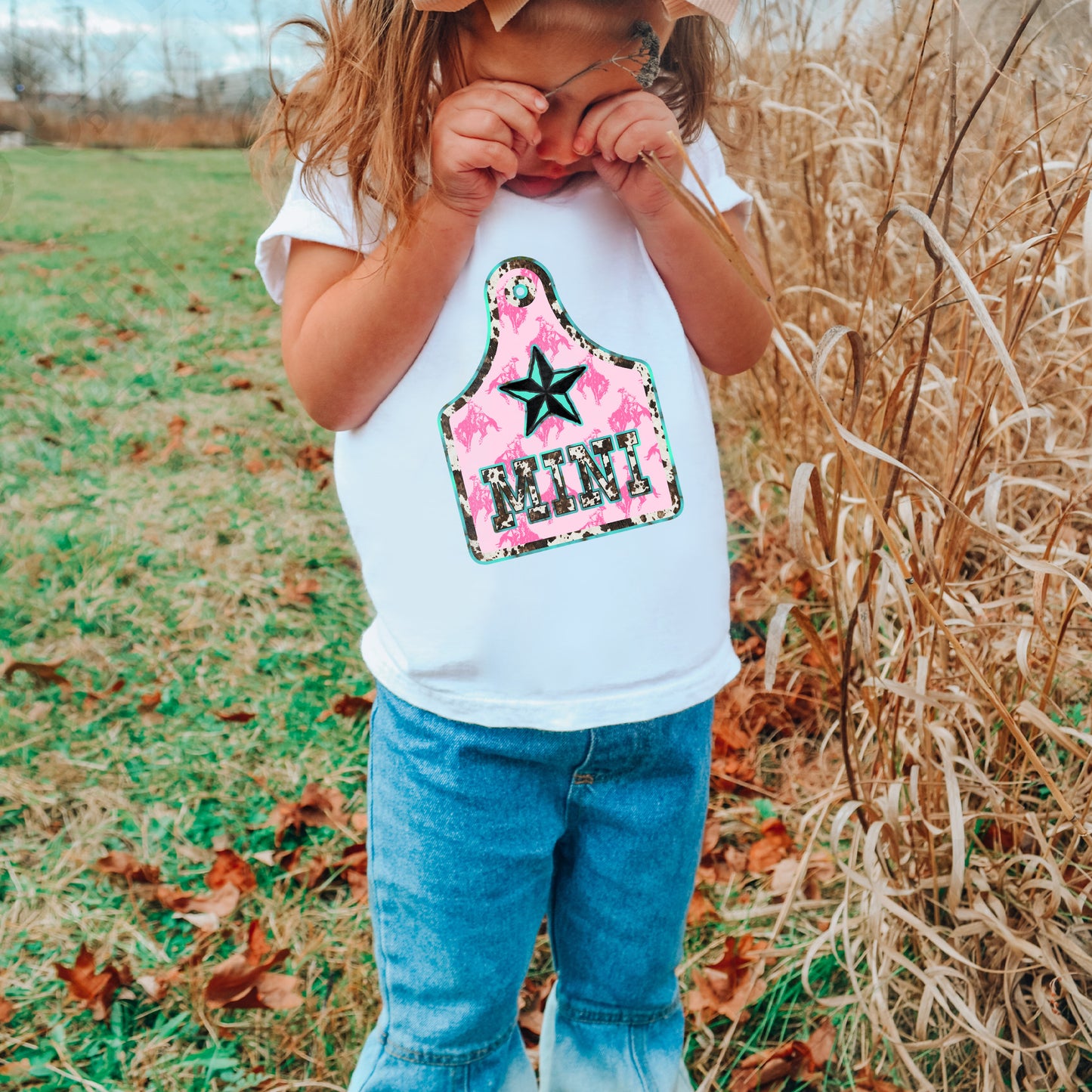 Mini Sublimation Design PNG Digital Download Cowgirl Rodeo Cowprint Tag