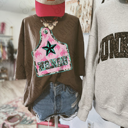 NayNay Sublimation Design PNG Digital Download Cowgirl Rodeo Cowprint Tag