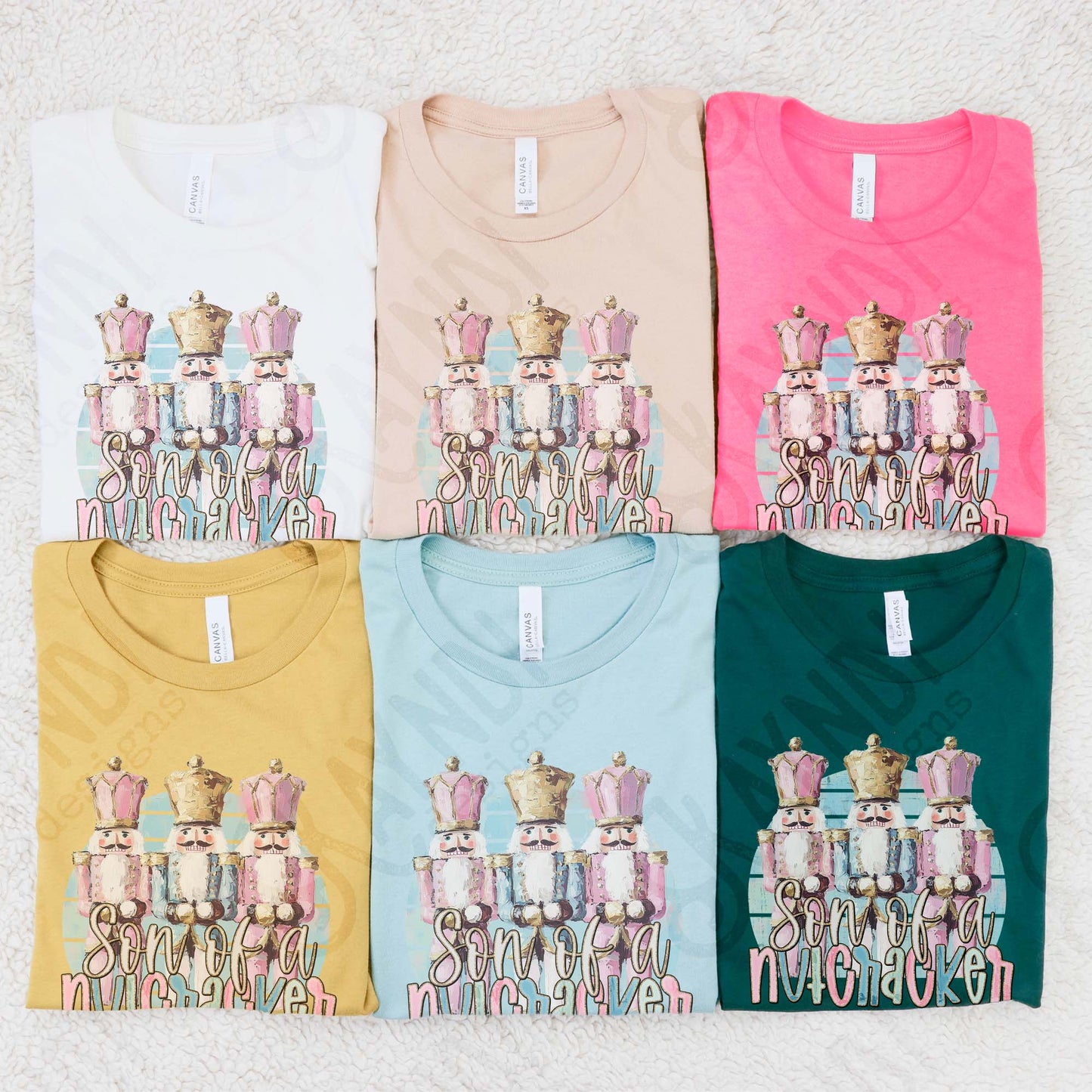 Son of a Nutcracker Sublimation Design PNG Digital Download Cheetah Nutcraker Pink Blue