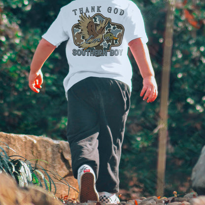 Thank God I'm a Southern Boy Duck Sublimation Design PNG Digital Download Hunting Outdoors Camo