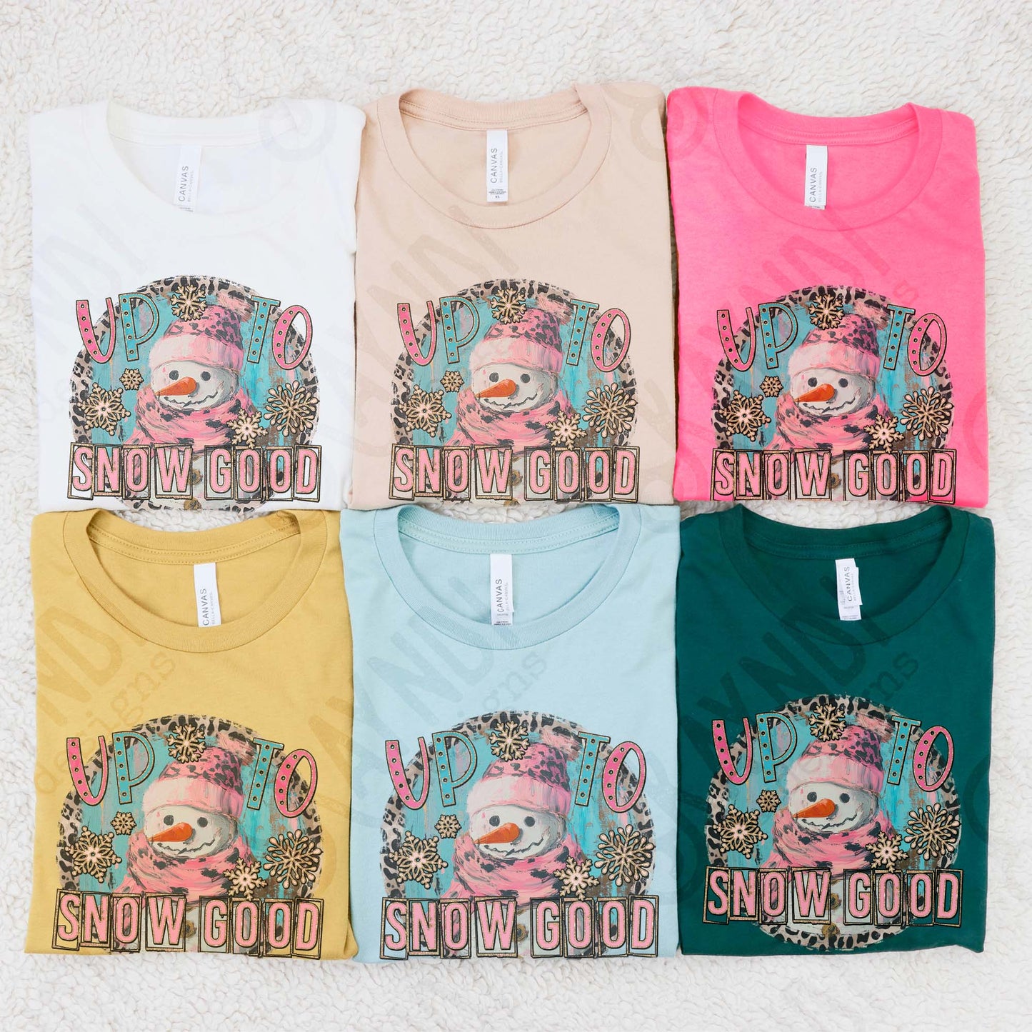 Up to Snow Good Sublimation Design PNG Digital Download Snowman Pink Cheetah