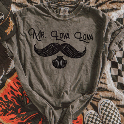 Mr. Lova Lova Sublimation Design PNG Digital Download Mustache Mens