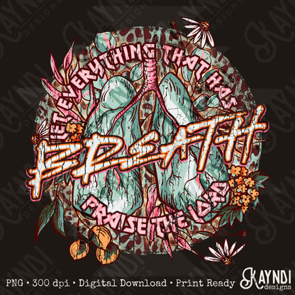Set Free in Christ Fierce Faith Collab Design Sublimation Design PNG Digital Download Printable Cute Pink Bird Cage Tattoo
