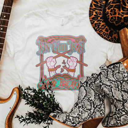 Chain Breaker Sublimation Design PNG Digital Download Printable Faith God Christian