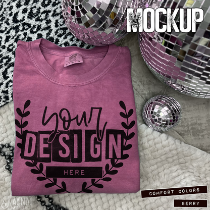 Comfort Colors Berry High Quality JPG File Mock-up