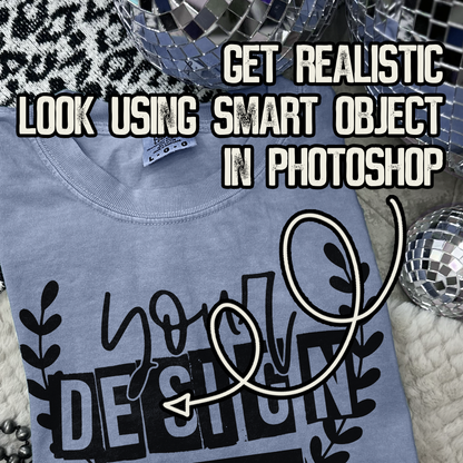 Comfort Colors Blue Jean High Quality PSD File with Smart Object Mock-up