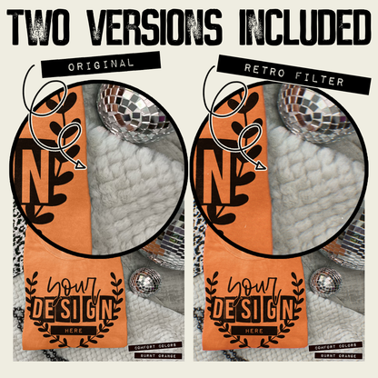 Comfort Colors Burnt Orange High Quality JPG File Mock-up